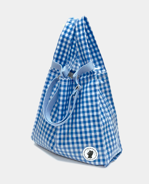 ANYTHING TOTE / Crest PVC Gingham check